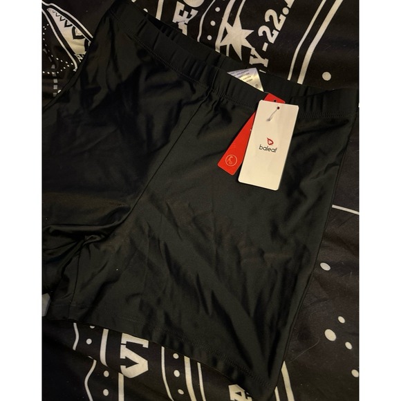 NEW Baleaf Women's Black Lycra Spandex Active Compression Shorts,‎ Small - Picture 2 of 5